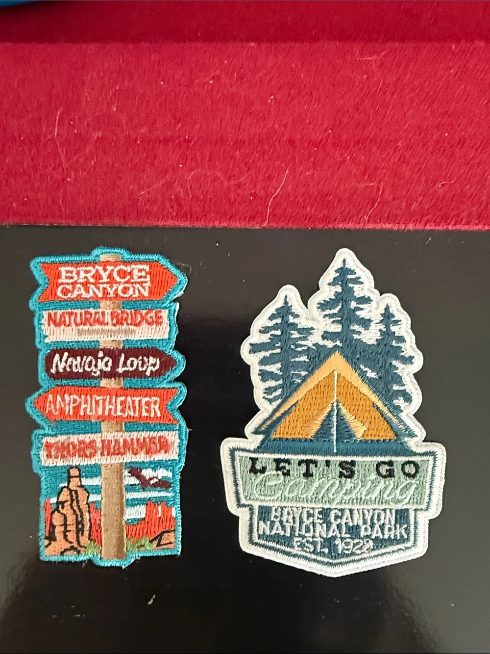 Let’s Go Bryce Canyon Patch Set - Multicolor Embroidered